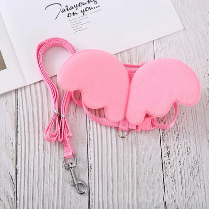 Angel Wing Cat & Puppy Harness Leash
