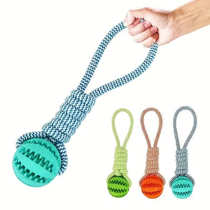 Cotton Rope Treat Ball Dog Toy
