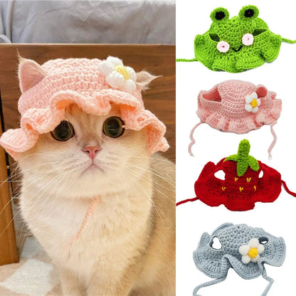 Knit Cat Photo-Prop Hat