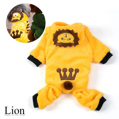 Coral Fleece Dog Costume