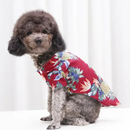 Hawaiian Dog Beach Shirt