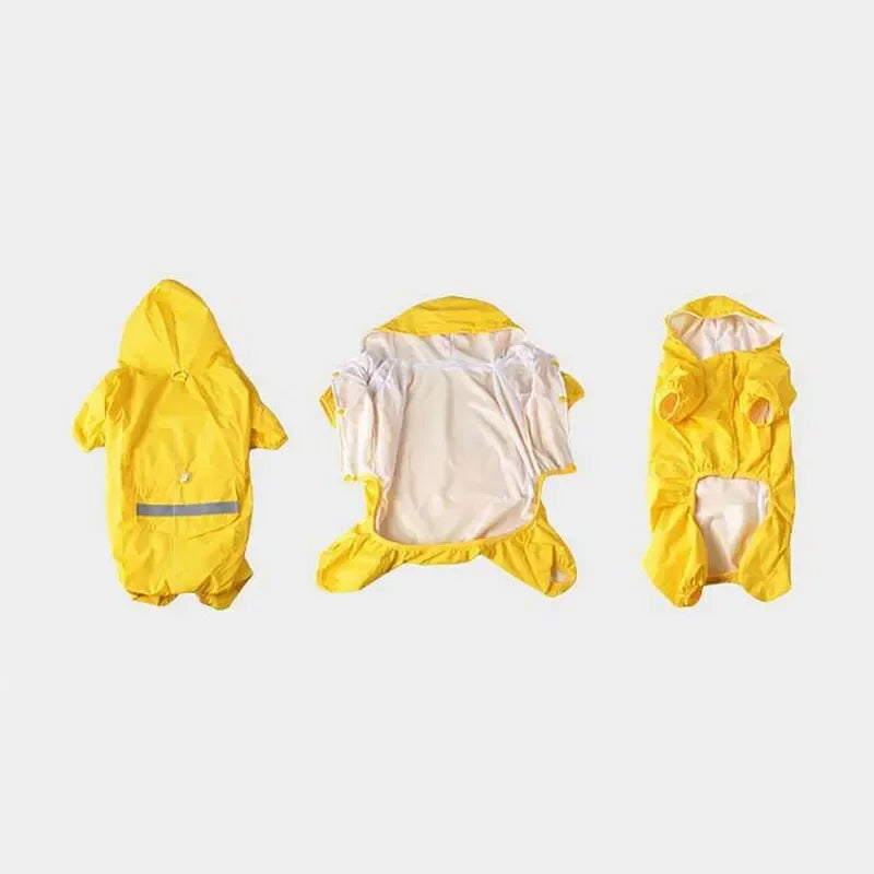 Reflective Waterproof Dog Raincoat