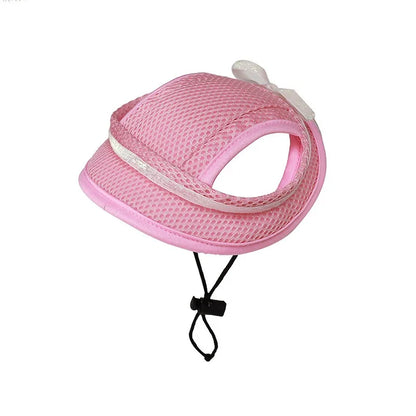 Dog Sun Hat with Ear Holes