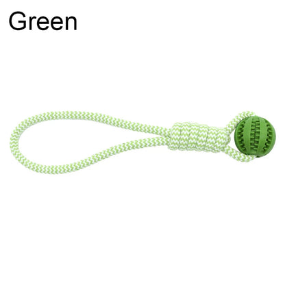 Cotton Rope Treat Ball Dog Toy