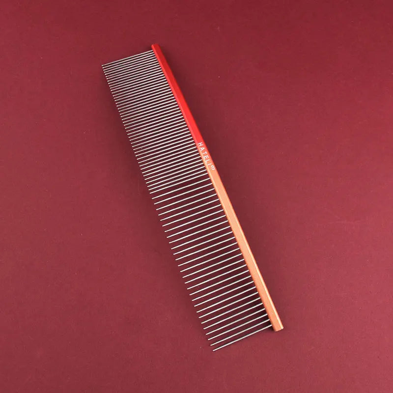 Curved Stainless Steel Pet Comb