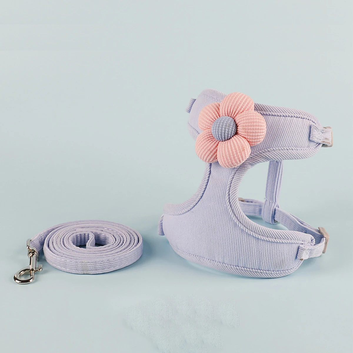 Adjustable Breathable Dog & Cat Harness Set