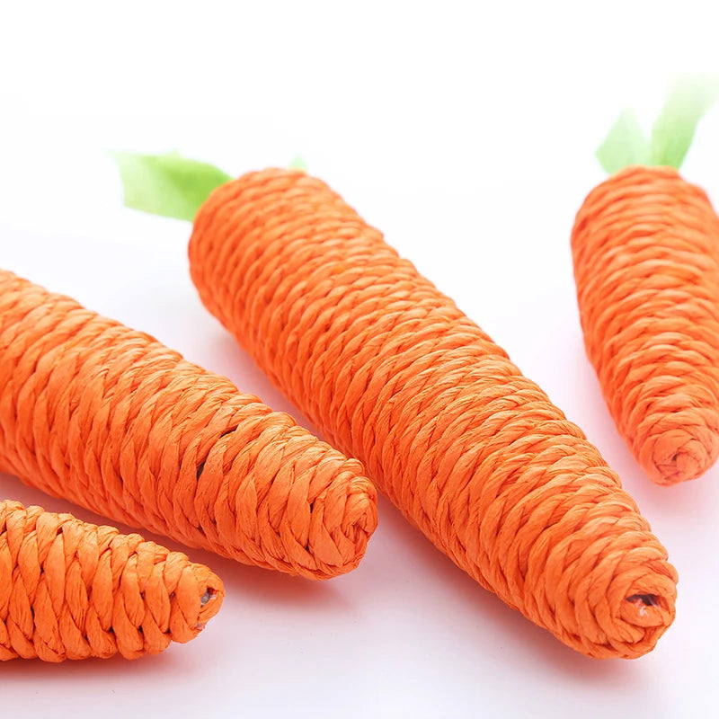 Carrot Paper-Rope Cat Chew