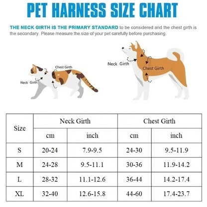 Escape-Proof Pet Vest Harness & Leash