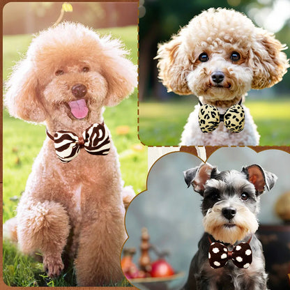 Adjustable Dog & Cat Bow Ties (5/10 Pack)