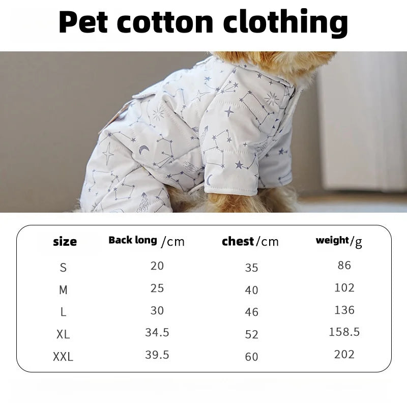 Four-Legged Winter Dog Jumpsuit