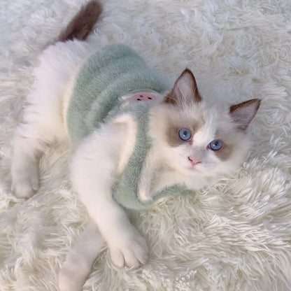 Faux Fur Plush Pet Vest