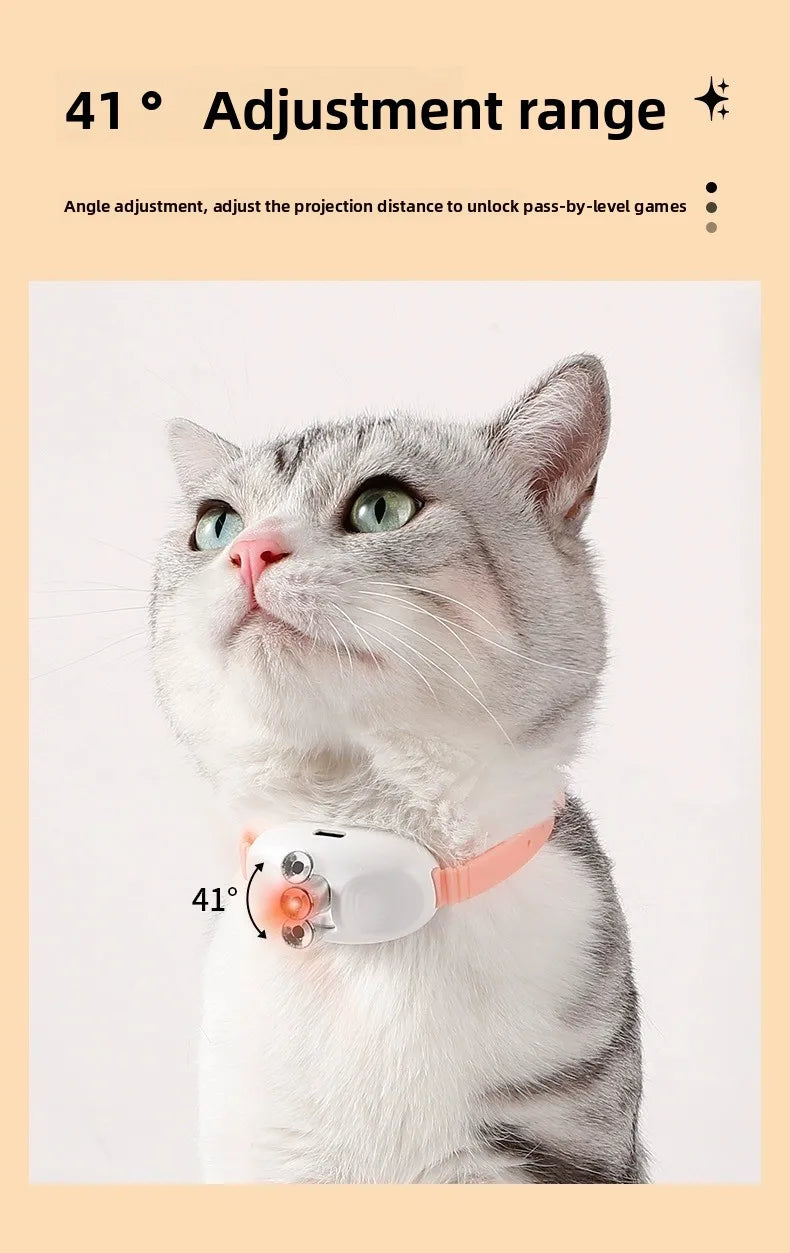 Automatic Laser Cat Teaser Collar