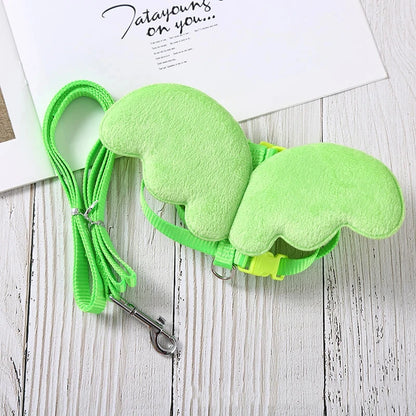 Angel Wing Cat & Puppy Harness Leash