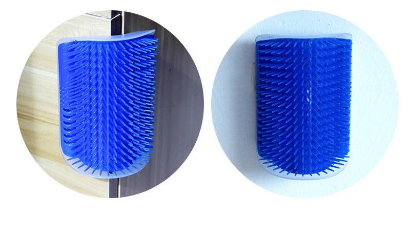 Wall-Corner Cat Massage Brush