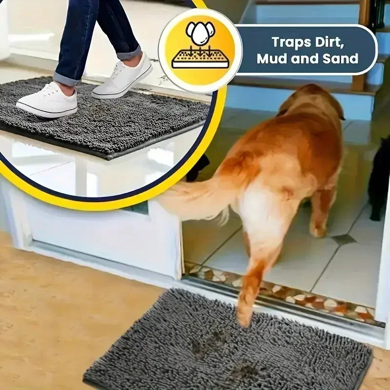Absorbent Muddy-Paw Doormat