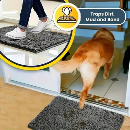 Absorbent Muddy-Paw Doormat
