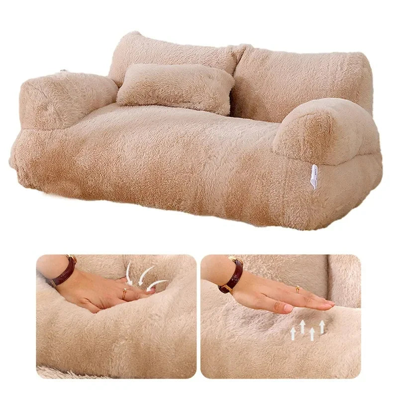 Luxury Plush Pet Sofa Bed