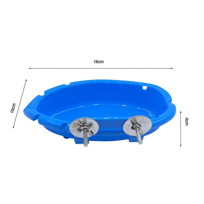 Parrot Bath & Feeding Box