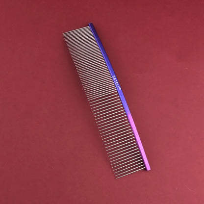 Curved Stainless Steel Pet Comb