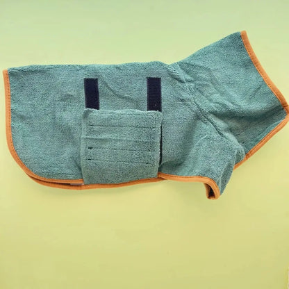 Quick-Dry Dog Bathrobe