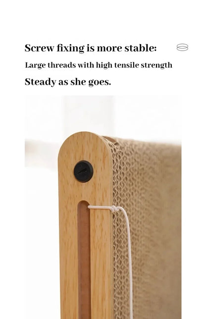 L-Shaped Cardboard Cat Scratcher