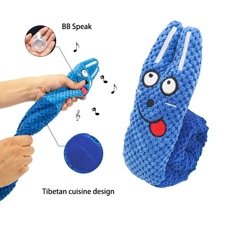 Snail Puzzle Squeaky Dog Toy