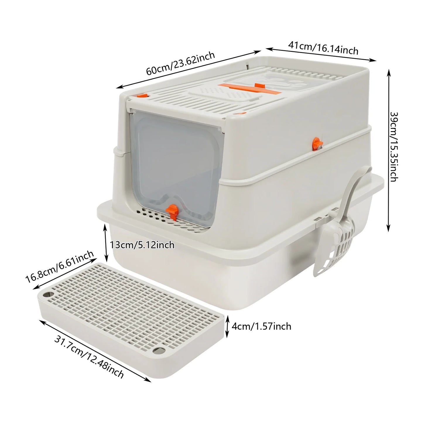 Stainless Steel Cat Litter Box