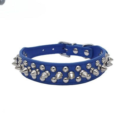Spiked Leather Dog Collar