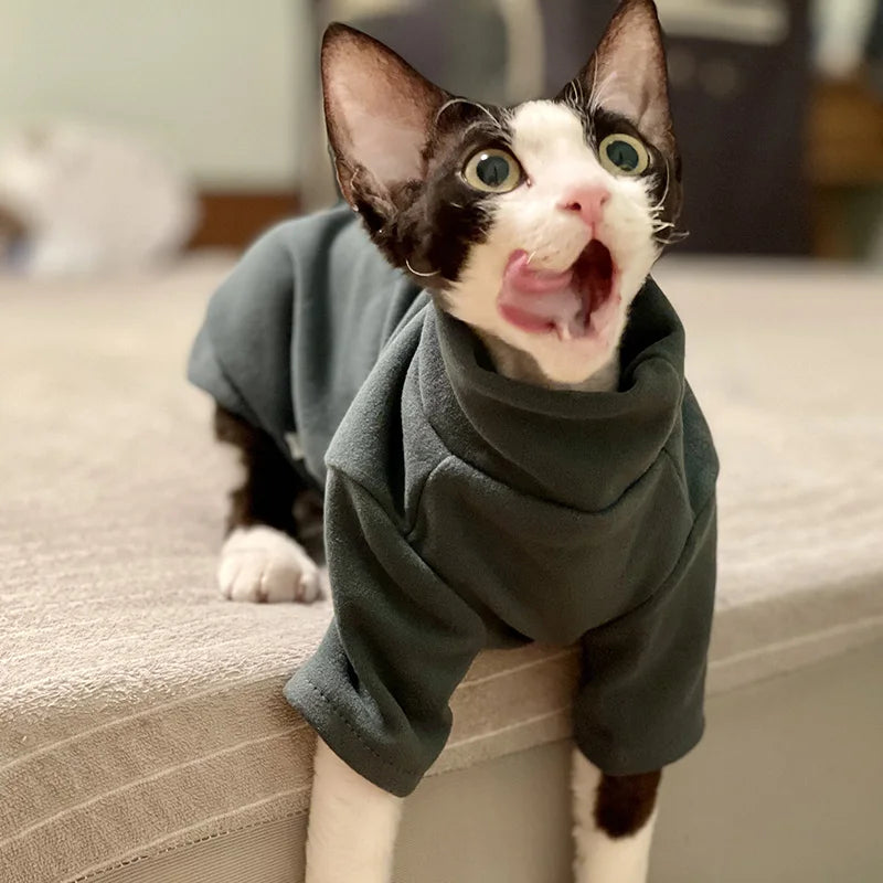 Soft Cotton Sphynx Cat Top