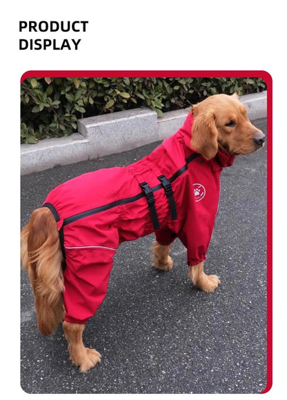 Reflective Dog Raincoat