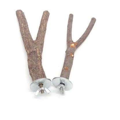 Natural Wood Branch Bird Perch