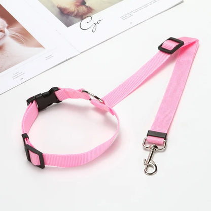 2-in-1 Dog Car Seat Belt & Leash