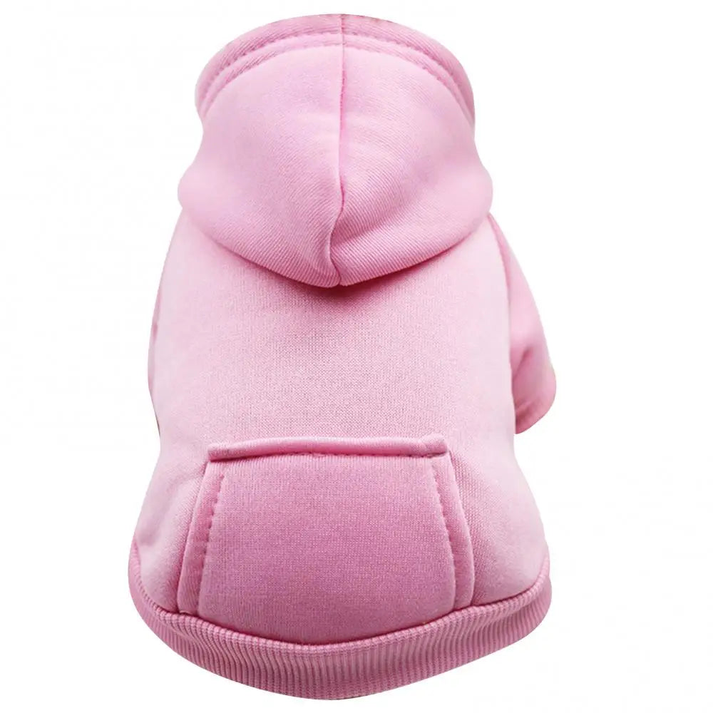 Fleece Pet Hooded Sweatshirt Dog Clothes Winter Warm Hoodie Sweater Coat Costumes for Small Medium Pet Puppy Shirts Clothing