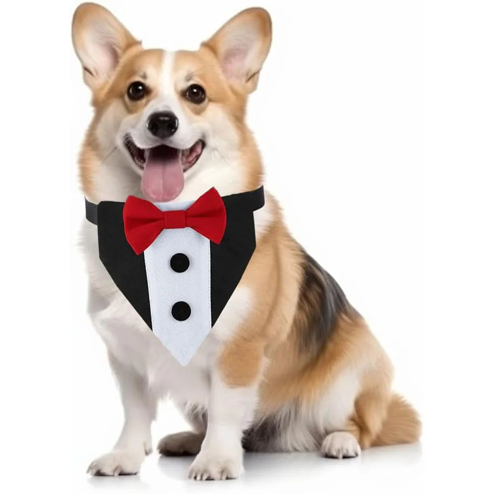 Dog Tuxedo with Bow Tie (Formal Suit)