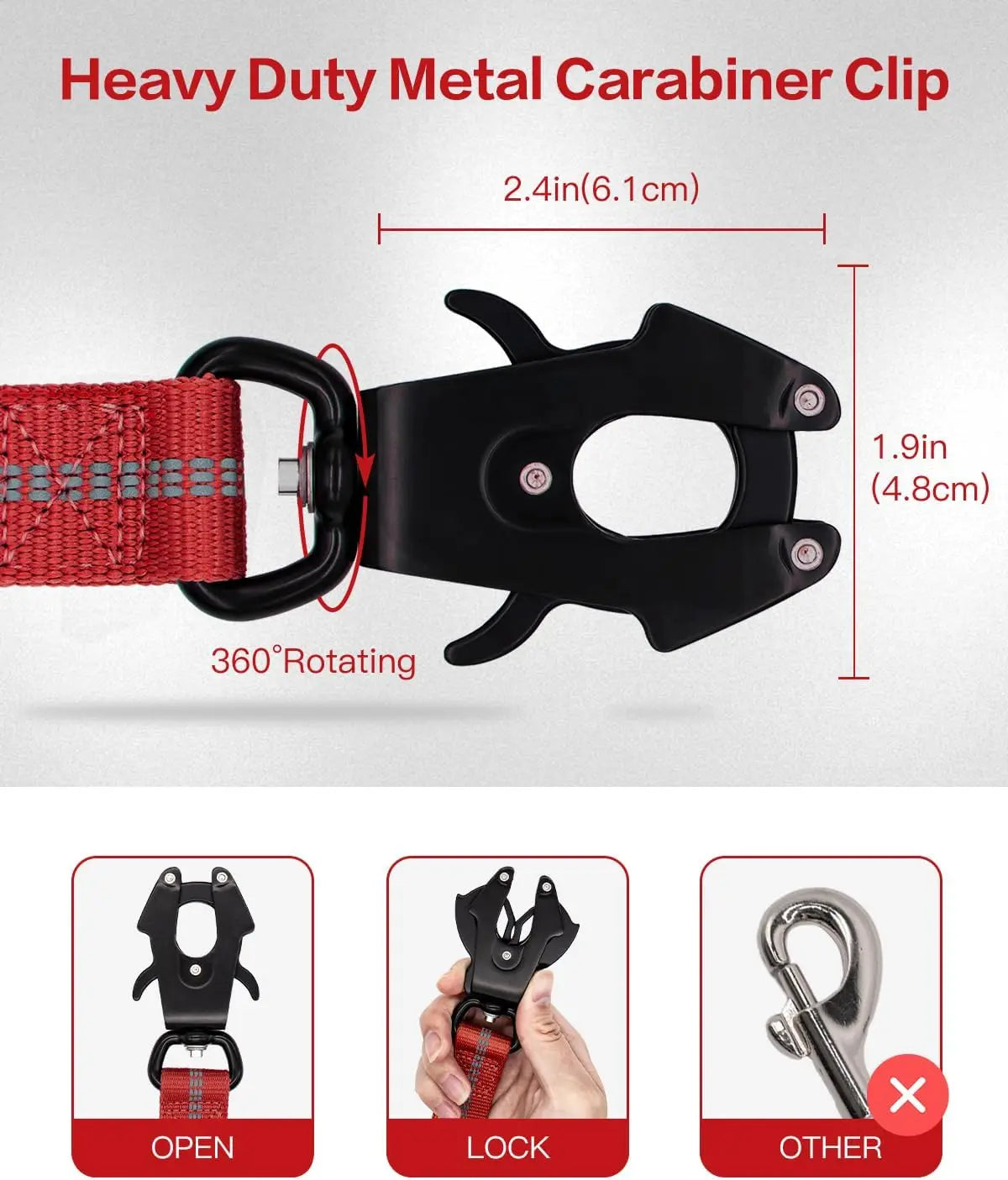 Tactical Bungee Dog Leash