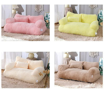Luxury Plush Pet Sofa Bed
