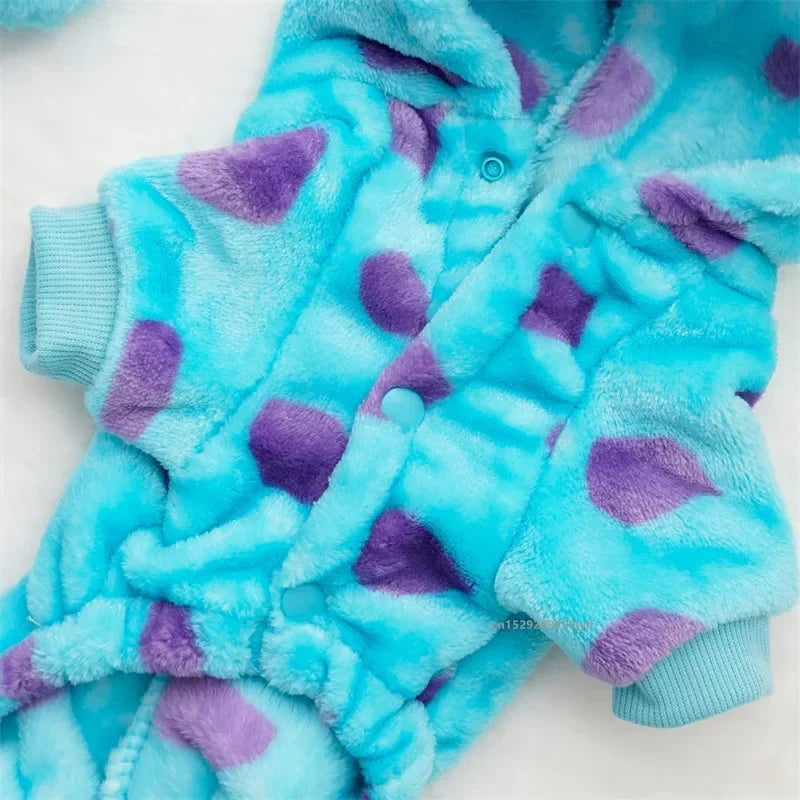 Dinosaur Hooded Dog Coat
