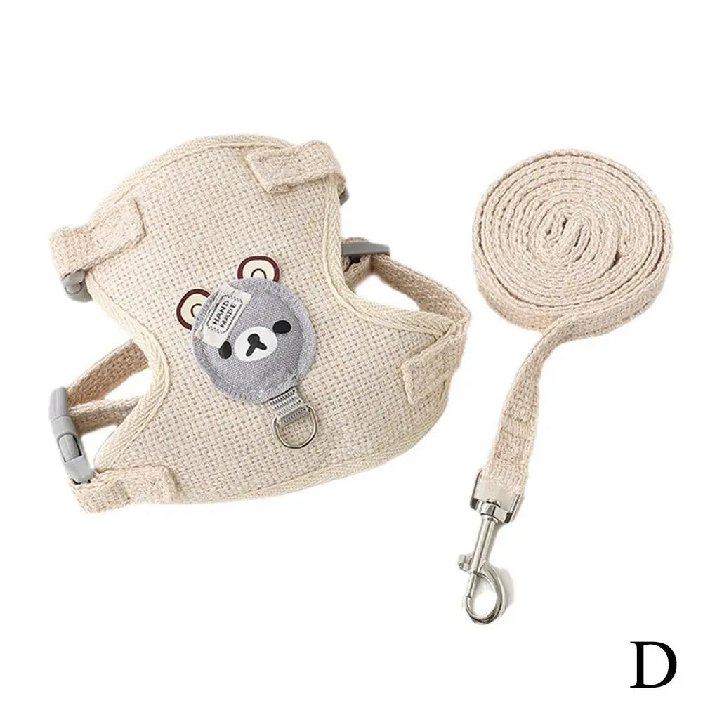 Breathable Step-In Dog Harness & Leash