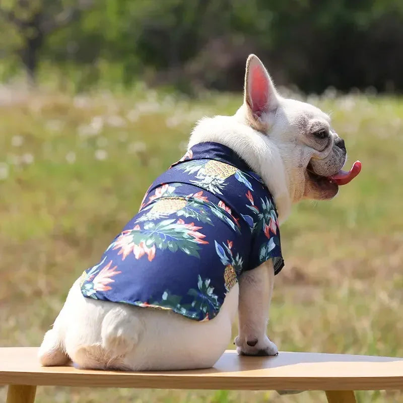 Hawaiian Dog Beach Shirt