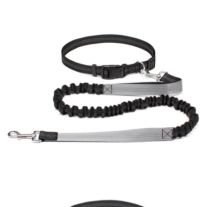 Hands-Free Dog Leash with Waist Belt