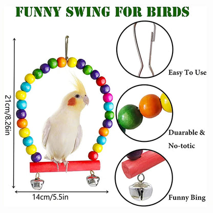 Bird Cage Toy Set (7pc)
