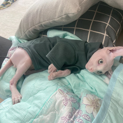 Soft Cotton Sphynx Cat Top
