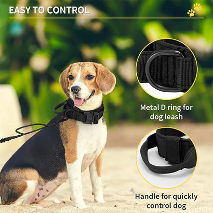 Tactical Dog Collar with Control Handle
