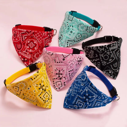 Dog Scarf Bandana with Collar