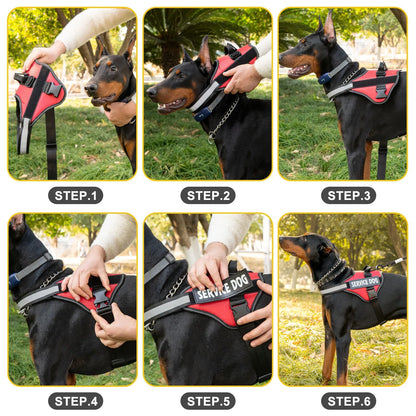 Chest-Strap Dog Vest Harness