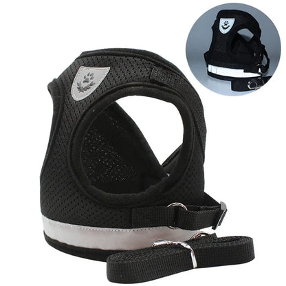 Reflective Escape-Proof Cat Harness Set