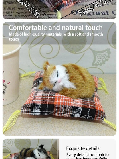Plush Simulation Cat Cushion