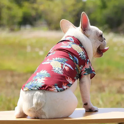 Hawaiian Dog Beach Shirt