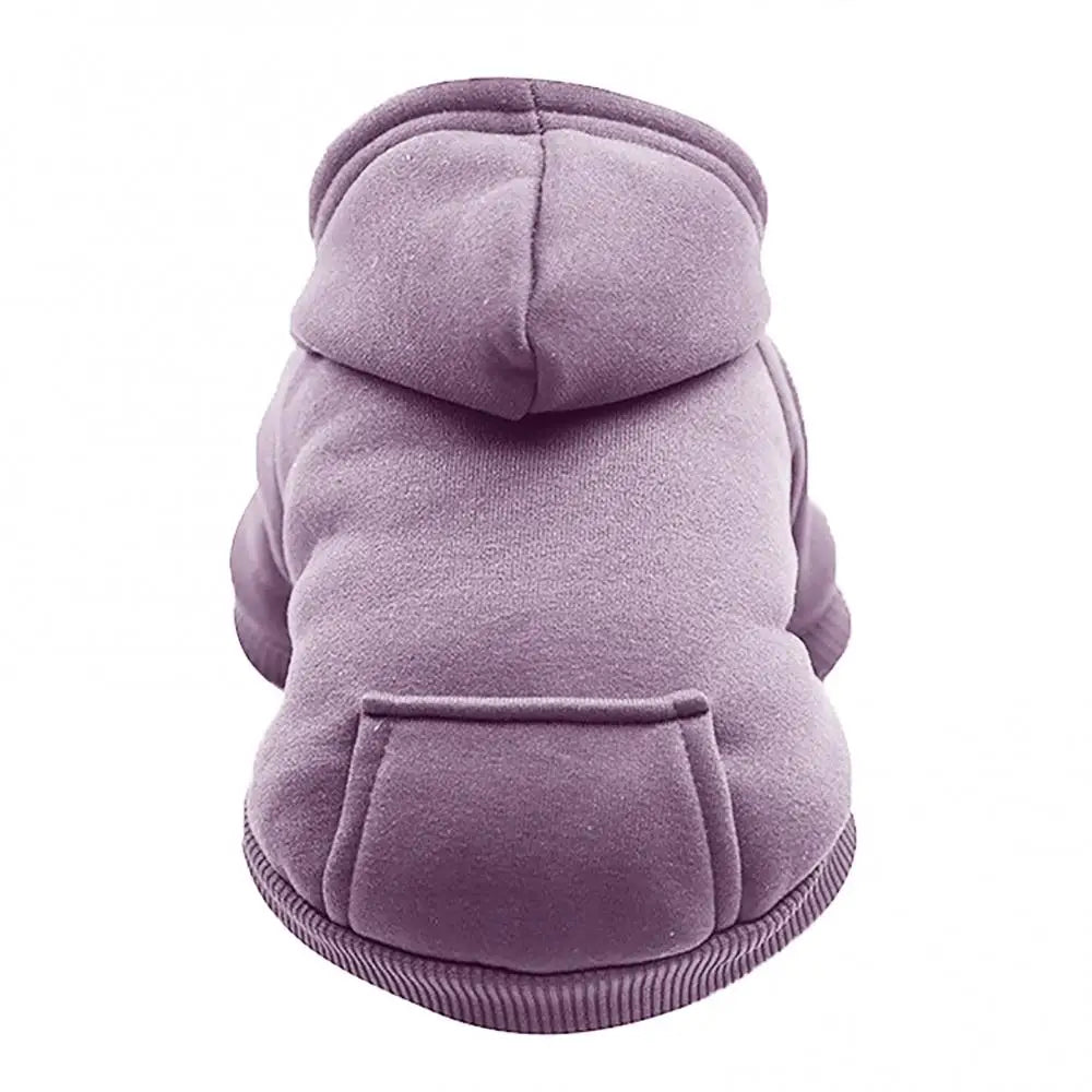 Fleece Pet Hooded Sweatshirt Dog Clothes Winter Warm Hoodie Sweater Coat Costumes for Small Medium Pet Puppy Shirts Clothing