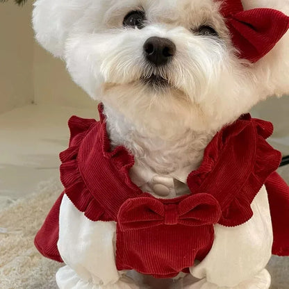Christmas Princess Dog Dress